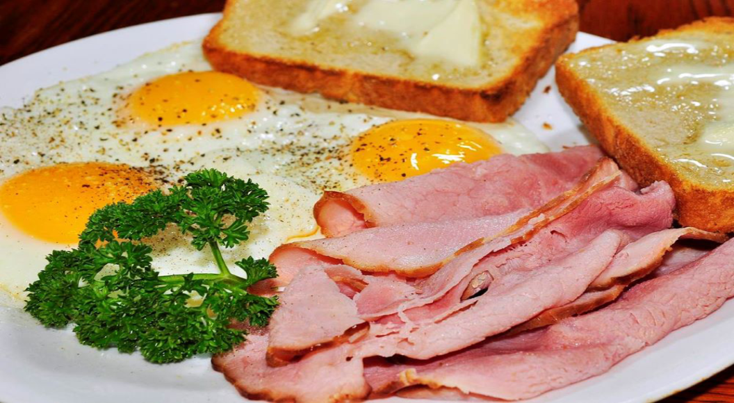 Ham, Eggs & Toast for Two